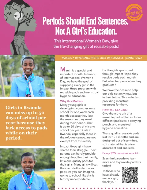 Impact Hope | Bringing Hope and Education to Refugee Youth in Rwanda