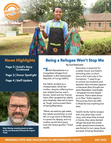 Impact Hope | Bringing Hope and Education to Refugee Youth in Rwanda