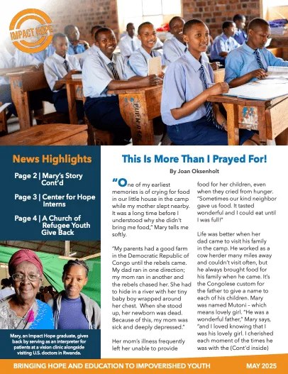 Impact Hope | Bringing Hope and Education to Refugee Youth in Rwanda