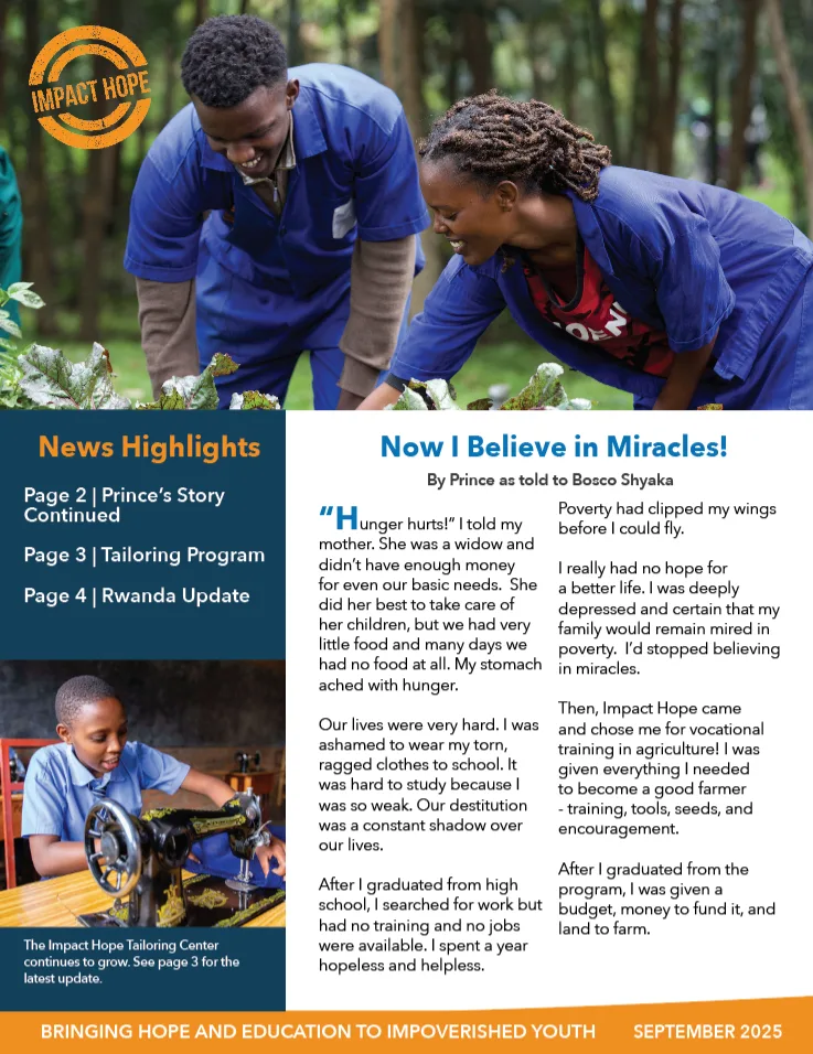 Impact Hope | Bringing Hope and Education to Refugee Youth in Rwanda