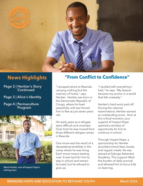 Impact Hope | Bringing Hope and Education to Refugee Youth in Rwanda